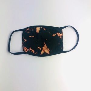 Bleached Cotton Washable Black New Face Mask